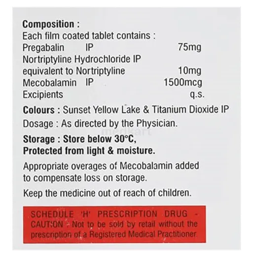 nervite plus tablet 10's